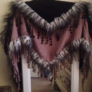 Fur drape scarfs